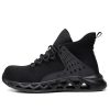 Frank Lightweight Comfortable Steel Toe Safety Shoes Black
